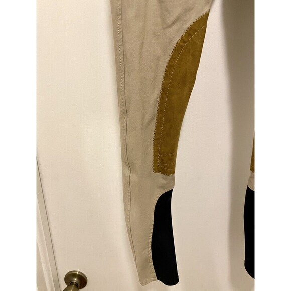 The Tailored Sportsman Front Zip Breeches Trophy Hunter Boot Sock #1927 Tan 24R - Picture 3 of 12